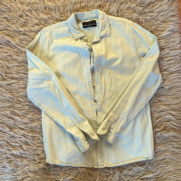 Like new Cotton On denim button down shirt- medium - Picture 1 of 3